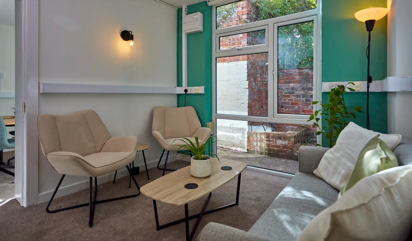 The lounge at Pershore Coworking